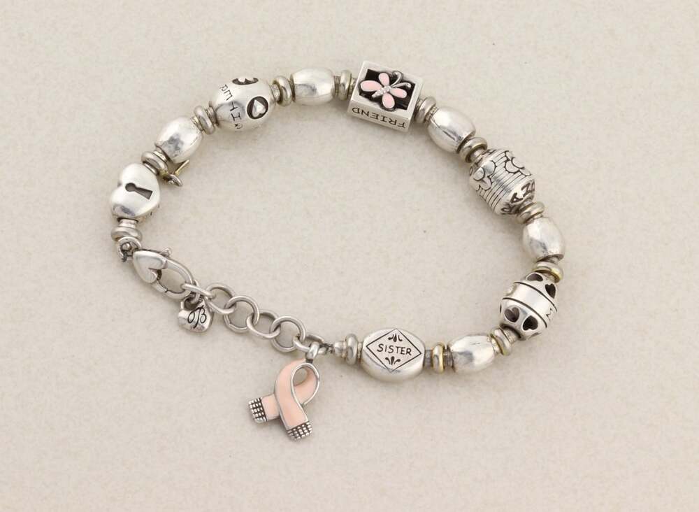Sterling Silver Brighton Bracelet Sister Mother Friend 7" - 8" inch - Picture 5 of 7